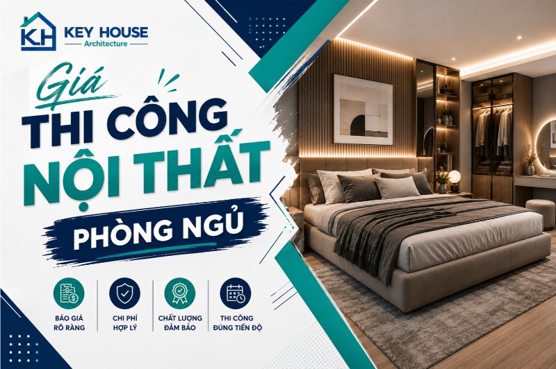 Giá thi công nội thất phòng ngủ