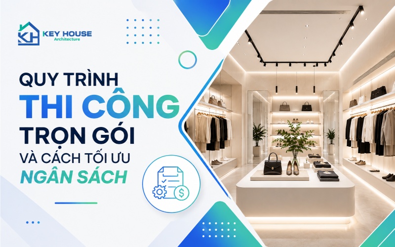 Quy trình thi công trọn gói và cách tối ưu ngân sách