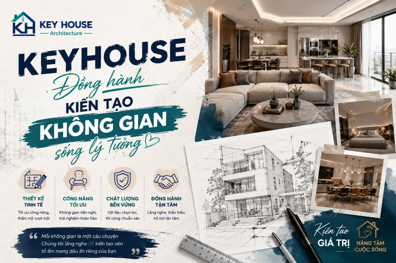 KEYHOUSE – Đồng hành kiến tạo không gian sống lý tưởng