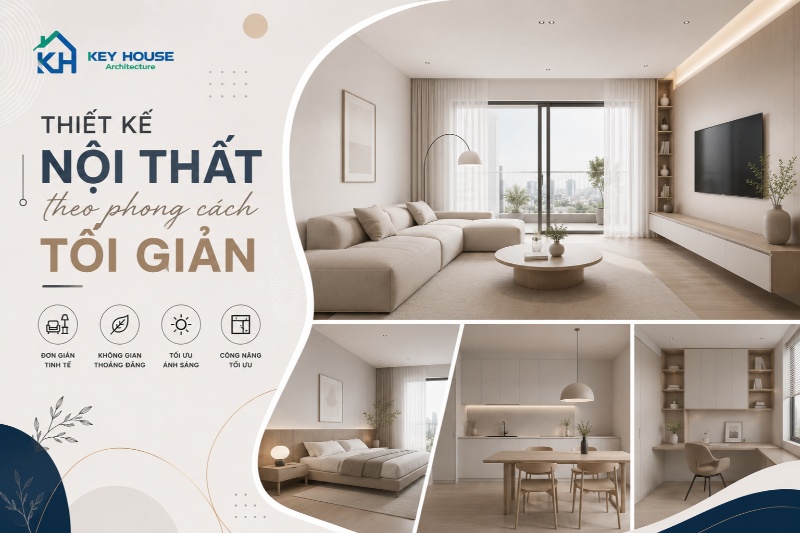 Thiết kế nội thất theo phong cách tối giản
