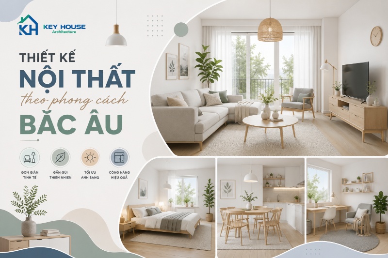 Thiết kế nội thất theo phong cách Bắc Âu