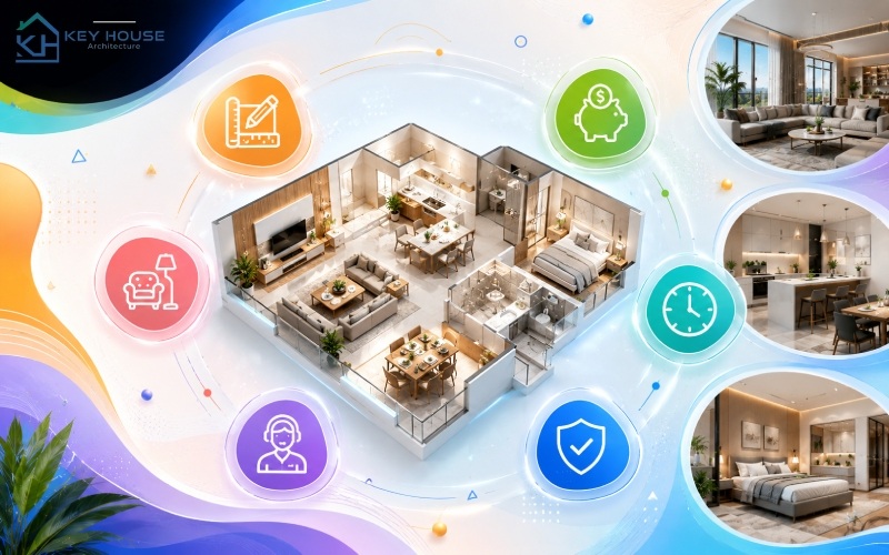 Lợi ích khi lựa chọn dịch vụ nội thất trọn gói