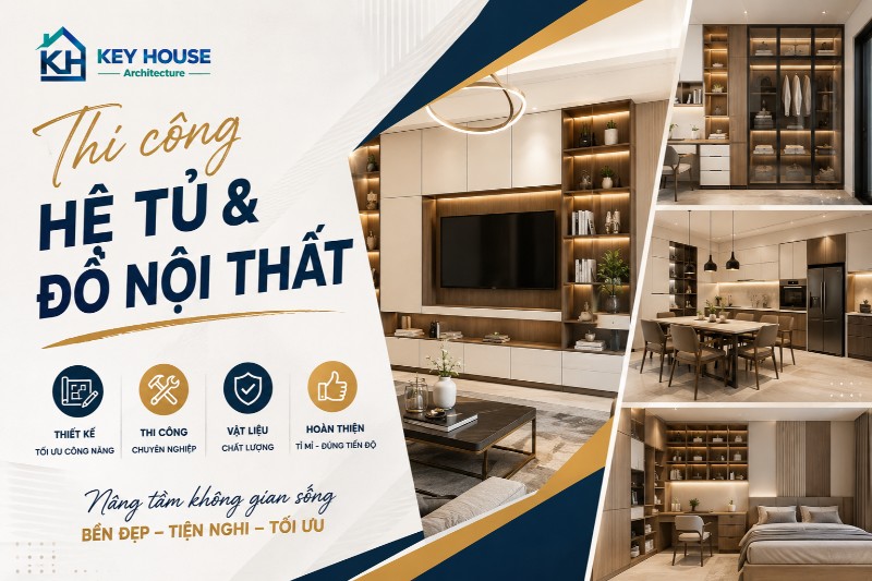 Thi công hệ tủ và đồ nội thất