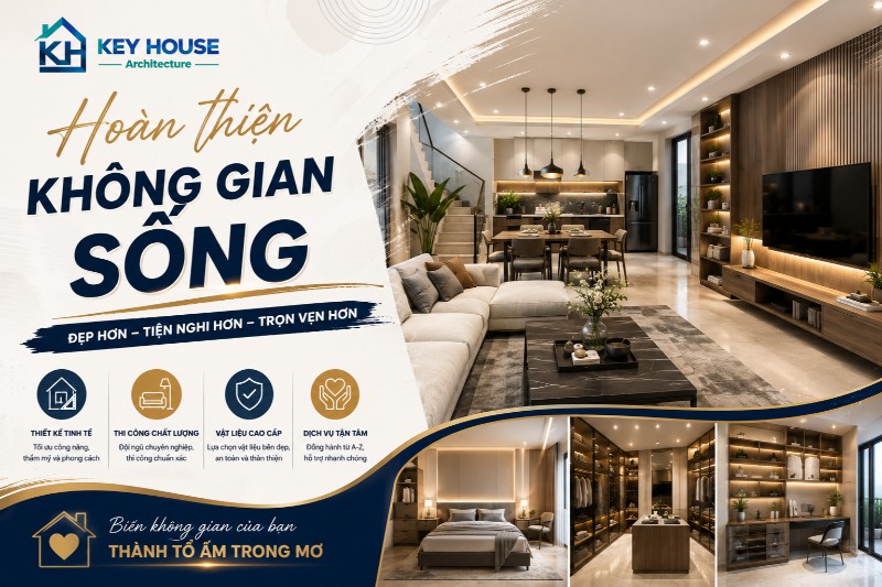Hoàn thiện không gian sống