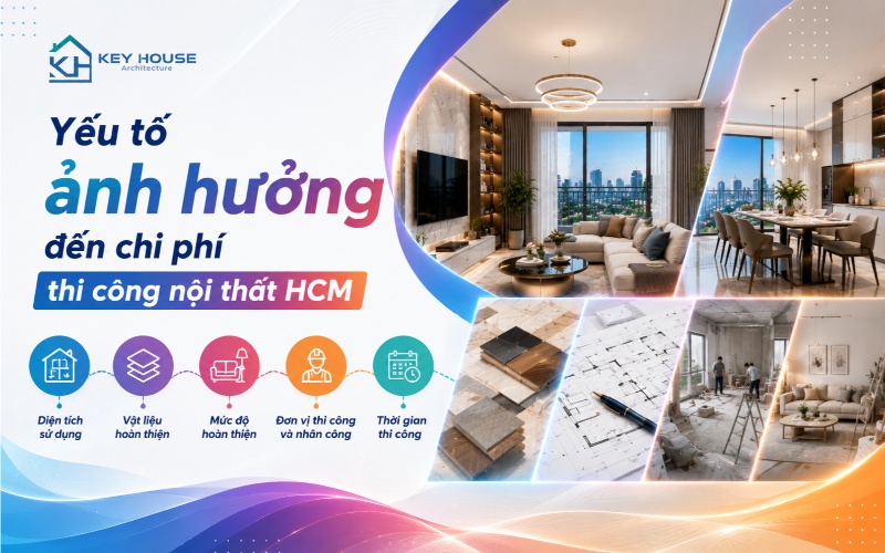 Những yếu tố ảnh hưởng đến chi phí thi công nội thất HCM