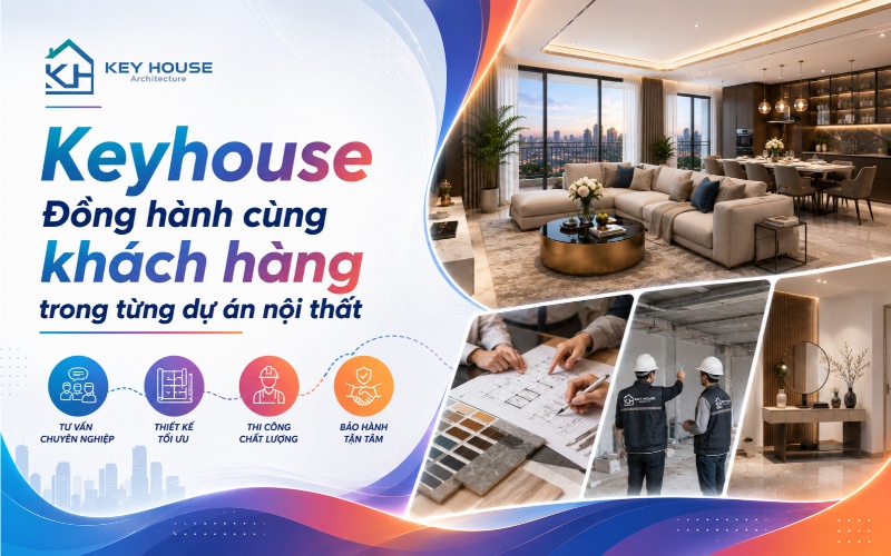 Keyhouse – Đồng hành cùng khách hàng trong từng dự án nội thất