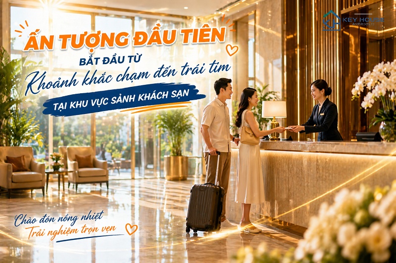 Ấn tượng đầu tiên tại khu vực sảnh khách sạn