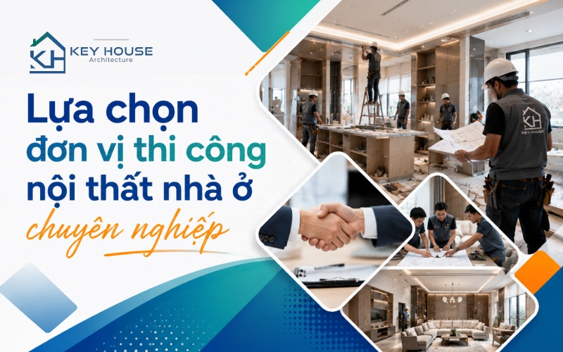 Lựa chọn đơn vị thi công nội thất nhà ở chuyên nghiệp