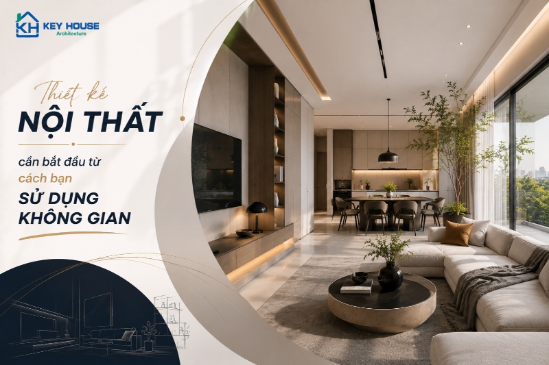Thiết kế nội thất quận 7 cần bắt đầu từ cách bạn sử dụng không gian