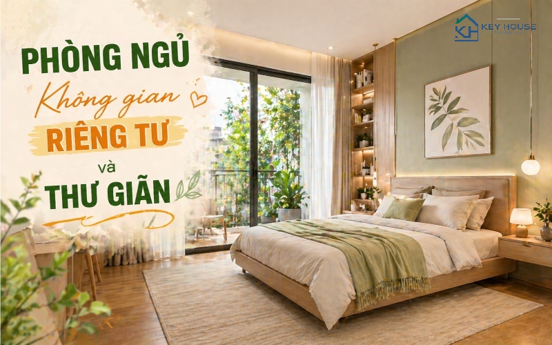 Phòng ngủ – không gian riêng tư và thư giãn