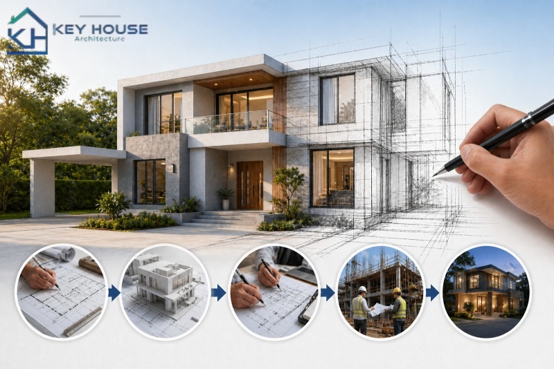 Quy trình thiết kế và thi công nhà ở chi tiết