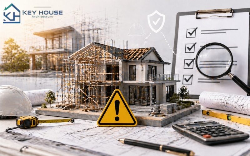 Lưu ý quan trọng khi thiết kế cũng như thi công nhà ở
