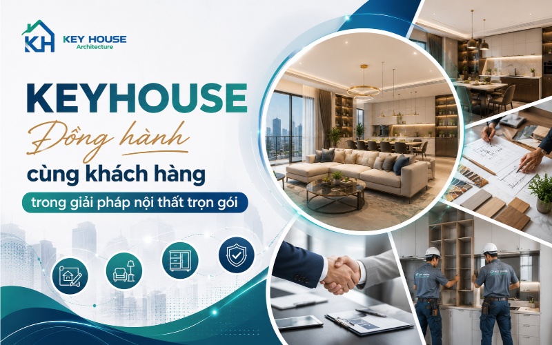 Keyhouse – Đồng hành cùng khách hàng trong giải pháp nội thất trọn gói