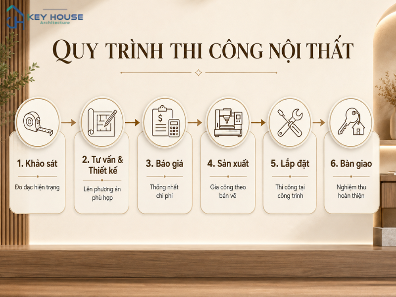 Quy trình thi công nội thất